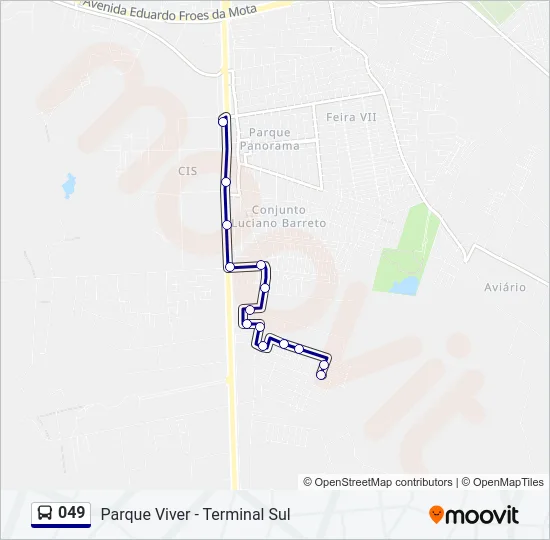 049 Bus Line Map