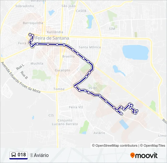 018 Bus Line Map