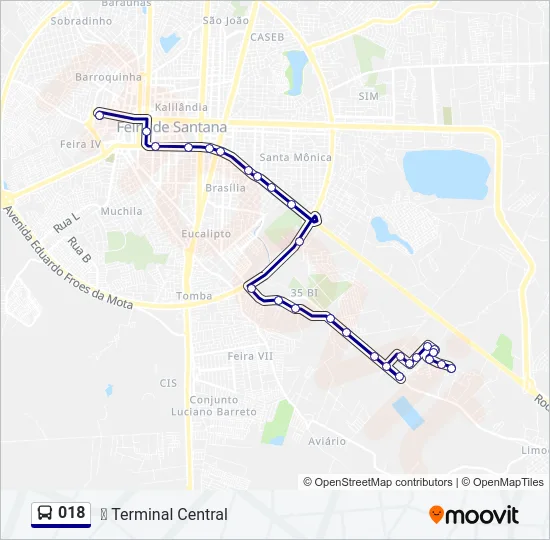 018 Bus Line Map
