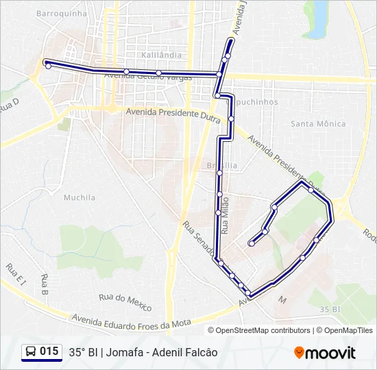 015 Bus Line Map