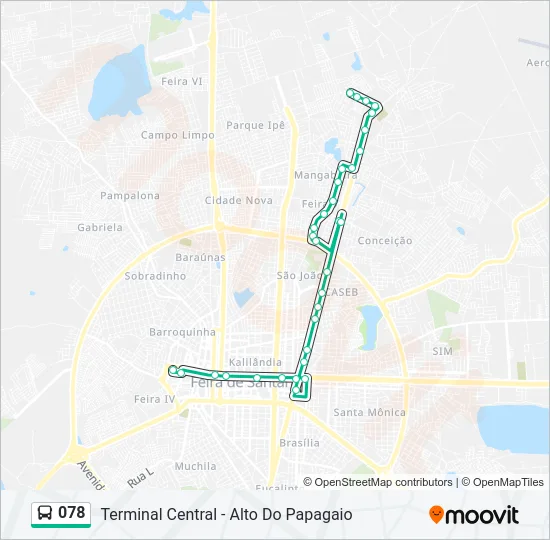078 Bus Line Map