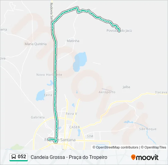 052 Bus Line Map