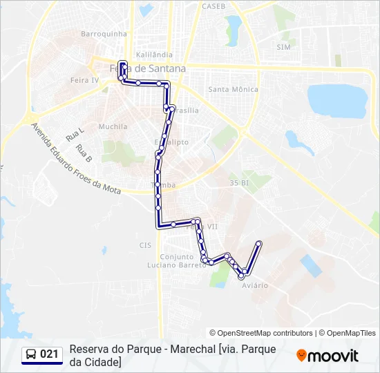 021 Bus Line Map