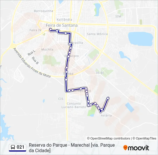 021 Bus Line Map