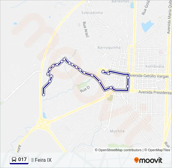 017 Bus Line Map