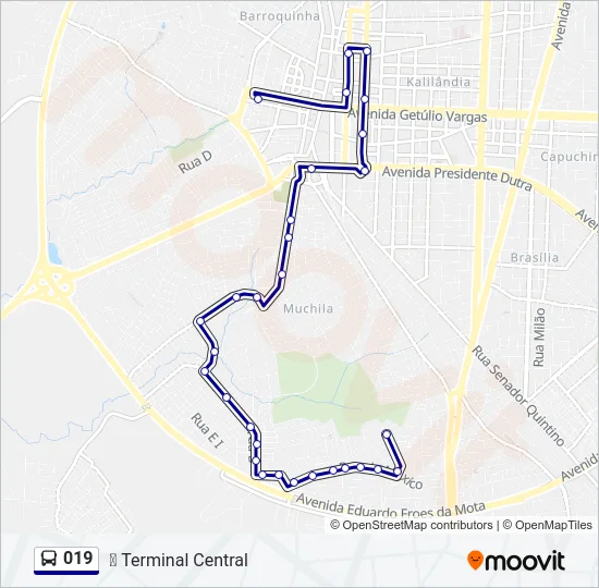019 Bus Line Map