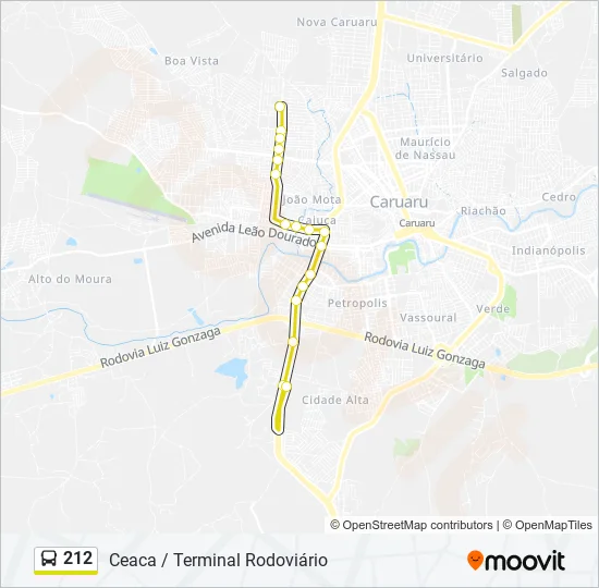 212  Line Map