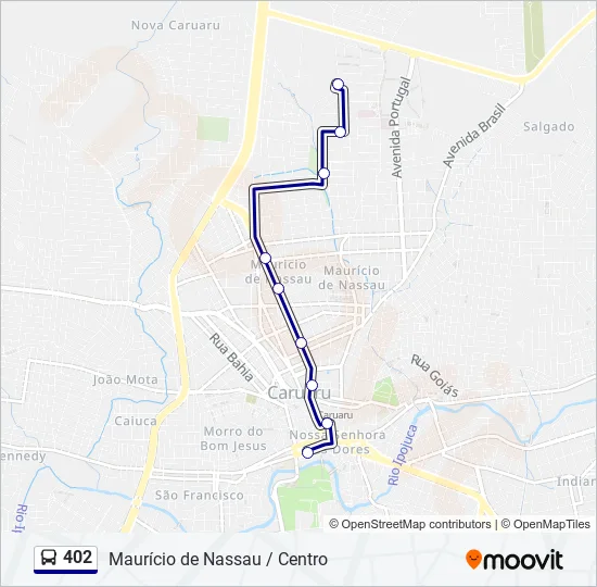 402  Line Map