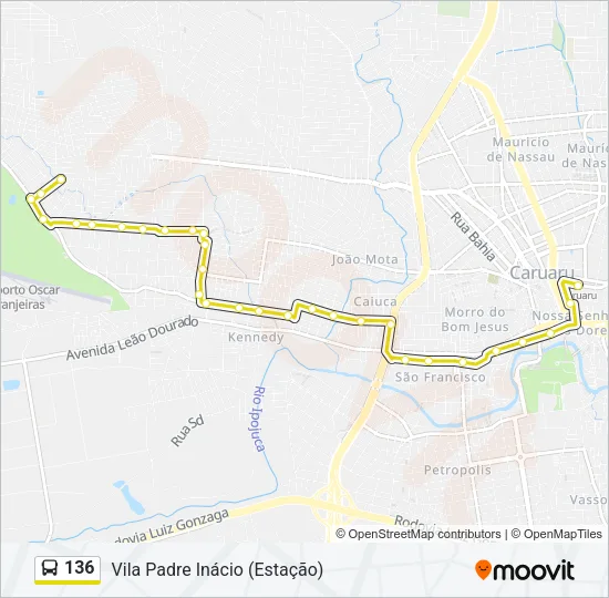 136  Line Map