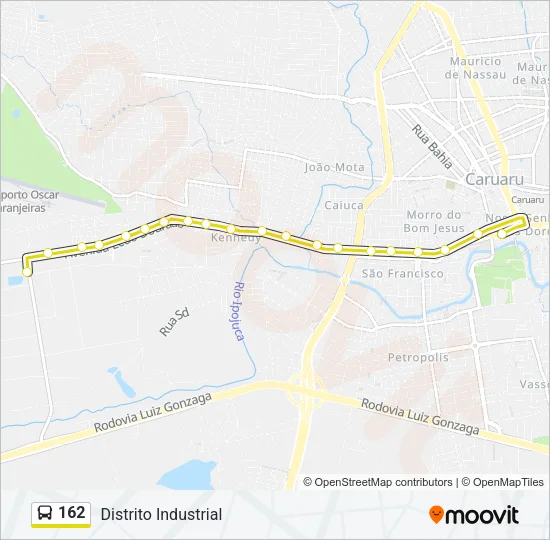 162 Bus Line Map