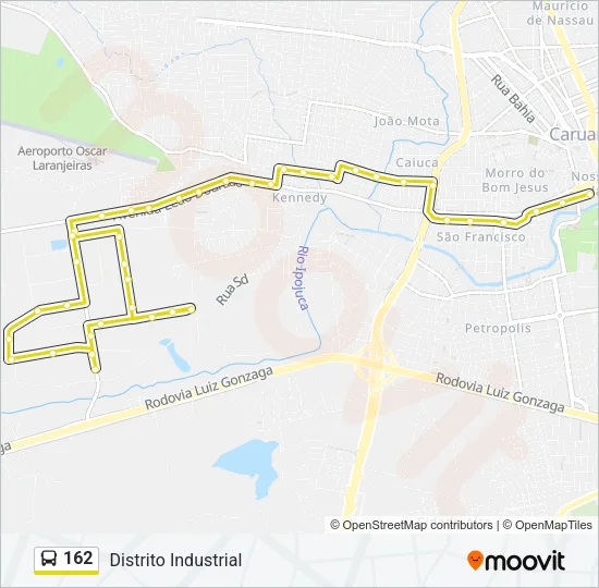 162 Bus Line Map