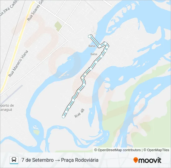 031 ILHA DOS VALADARES Bus Line Map