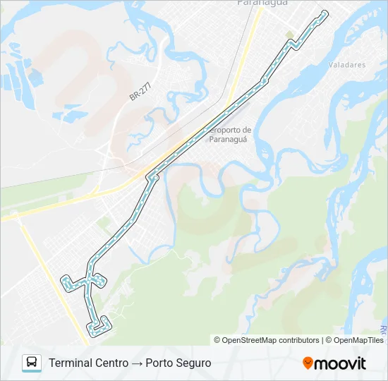 033 PORTO SEGURO Bus Line Map