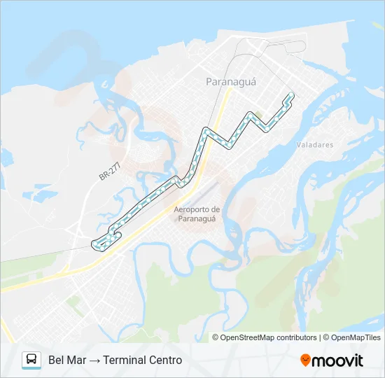 015 VILA PRIMAVERA Bus Line Map