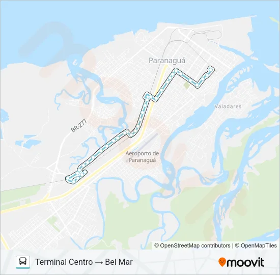 015 VILA PRIMAVERA Bus Line Map