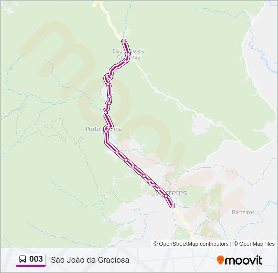 003 Bus Line Map
