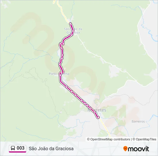 003 Bus Line Map