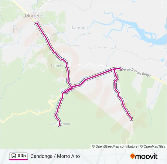 005 Bus Line Map