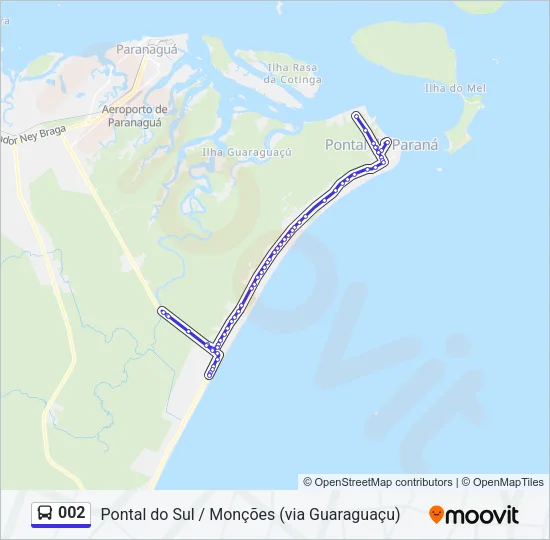 002 Bus Line Map