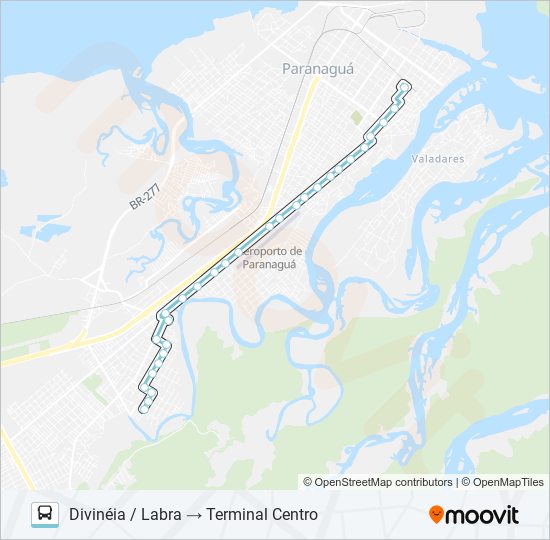 026 DIVINÉIA / LABRA bus Line Map