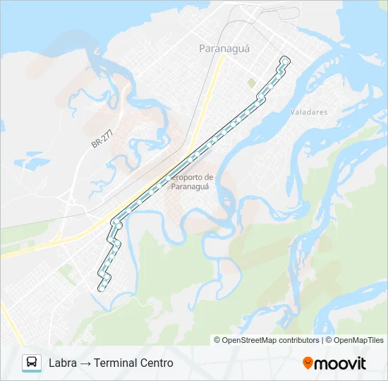 026 DIVINÉIA / LABRA Bus Line Map