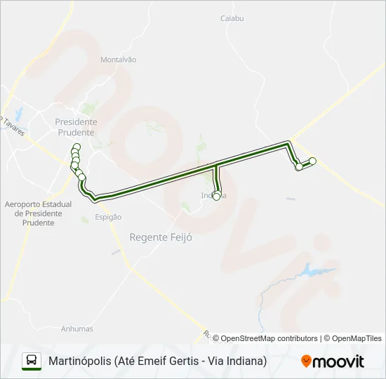 MARTINÓPOLIS Bus Line Map