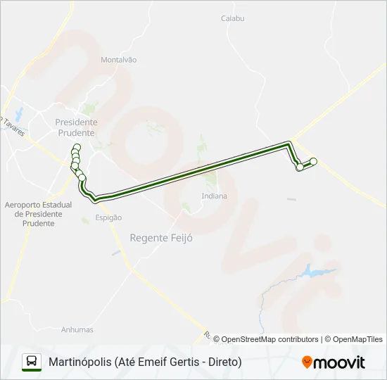 MARTINÓPOLIS Bus Line Map