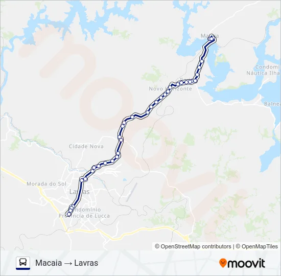 SÃO CRISTÓVÃO 3106 Bus Line Map