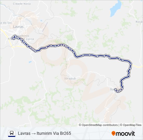 SÃO CRISTÓVÃO 3711-6 bus Line Map