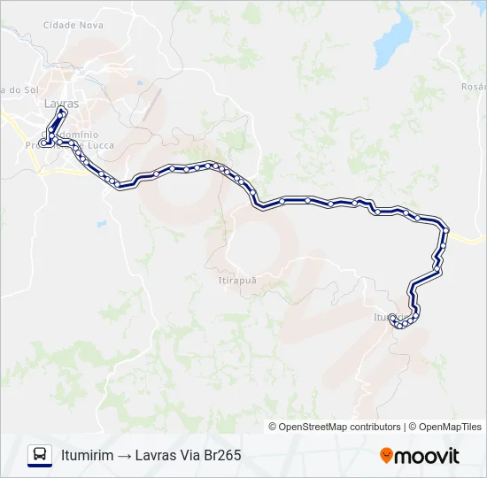 SÃO CRISTÓVÃO 3711-6 Bus Line Map