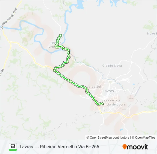 NITEROI 3842 Bus Line Map