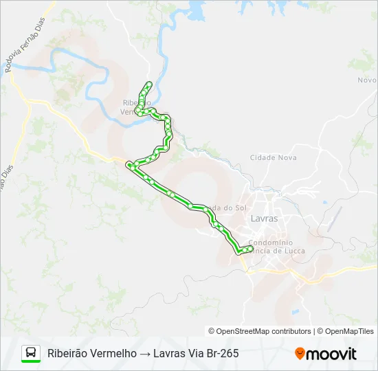 NITEROI 3842 Bus Line Map