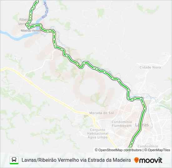 NITEROI 3842A Bus Line Map