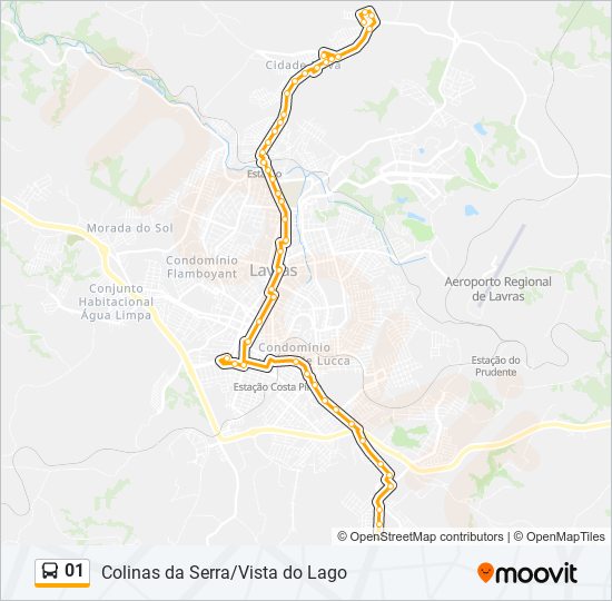 01 bus Line Map