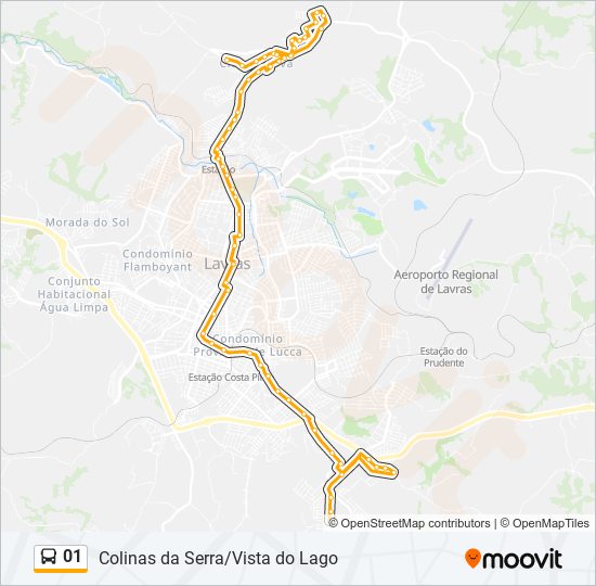 01 bus Line Map