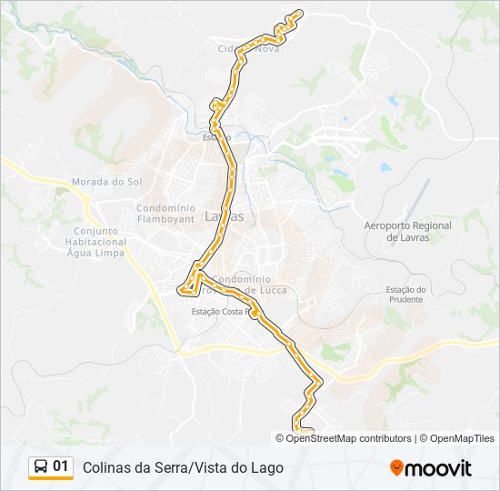 01 bus Line Map