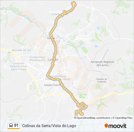 01 bus Line Map