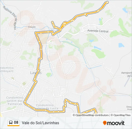 08 Bus Line Map