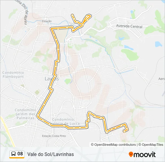 08 Bus Line Map