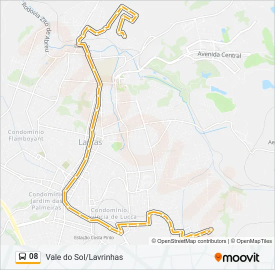 08 Bus Line Map