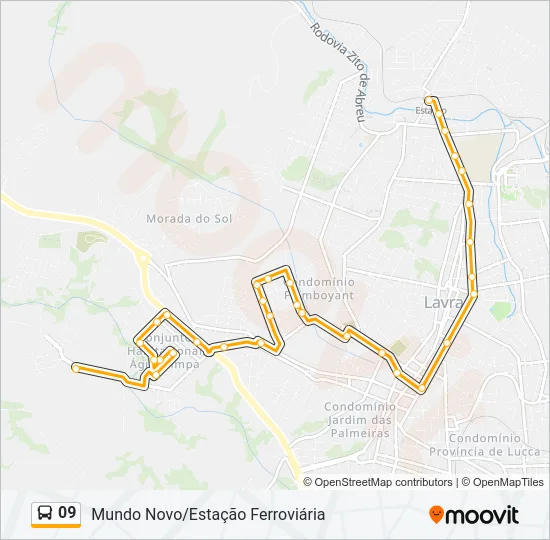 09 Bus Line Map