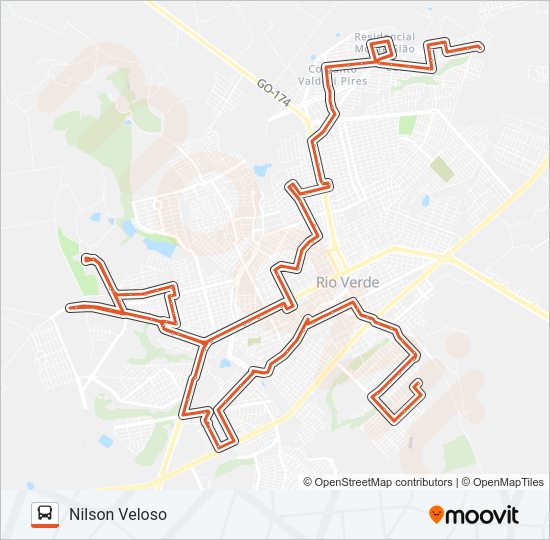 Mapa da linha 03 GAMELEIRAS II - CÉU AZUL de ônibus