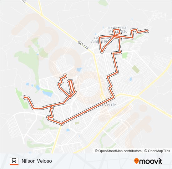 Mapa da linha 09 SERPRO - INTERLAGOS - CÉU AZUL de ônibus