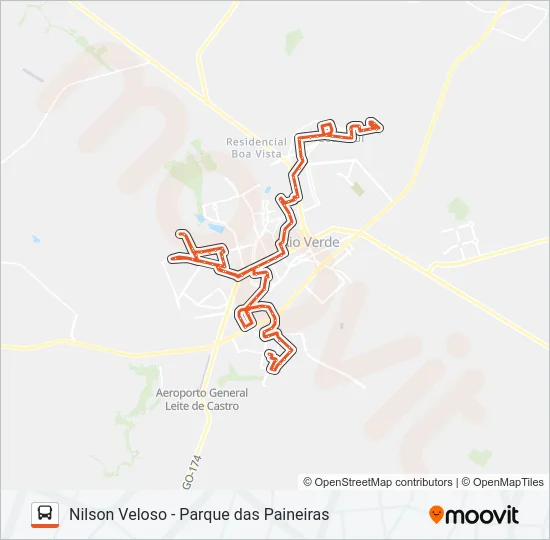 05 NILSON VELOSO - PARQUE DAS PAINEIRAS Bus Line Map