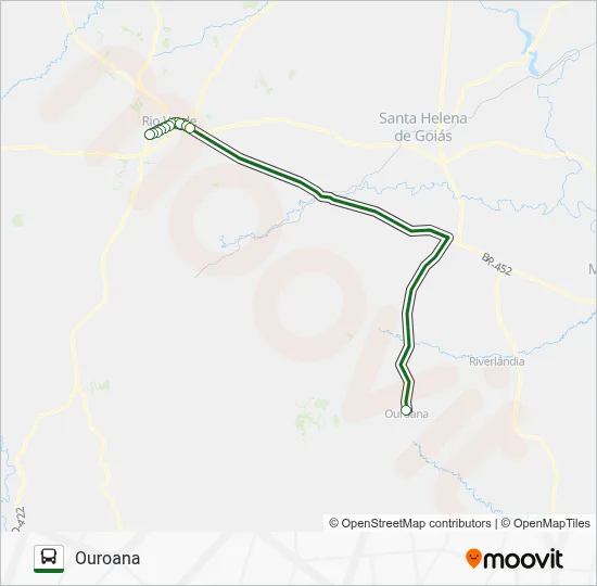 OUR OUROANA Bus Line Map