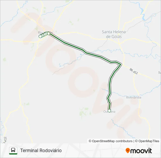 OUR OUROANA Bus Line Map