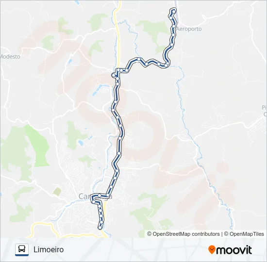 U01 LIMOEIRO/AEROPORTO Bus Line Map