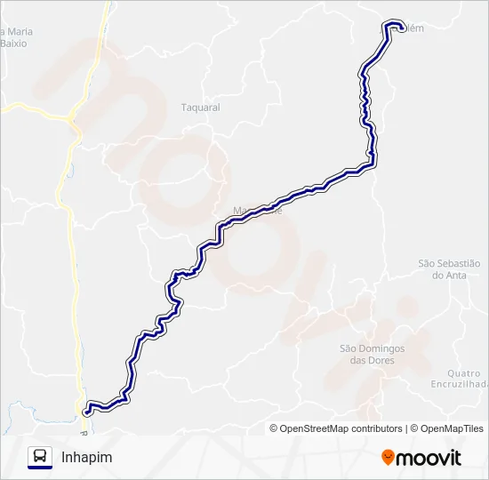 JERUSALÉM/INHAPIM Bus Line Map