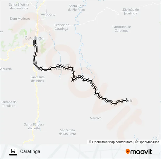 4647 ALEGRIA/CARATINGA Bus Line Map
