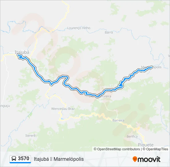 3570 Bus Line Map